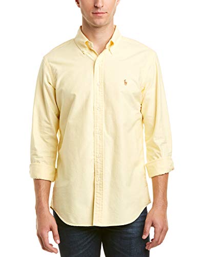 Ralph Lauren Mens Logo Button-Down Dress Shirt