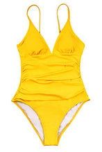 
                        
                          將圖片載入圖庫檢視器 CUPSHE Women's One Piece Swimsuit Tummy Control V Neck Two Piece Bathing Suit
                        
                      