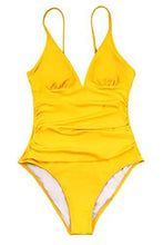 
                        
                          Load image into Gallery viewer, CUPSHE Women's One Piece Swimsuit Tummy Control V Neck Two Piece Bathing Suits - JOY2ESpree
                        
                      