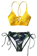 
                        
                          गैलरी व्यूवर में इमेज लोड करें, CUPSHE Women's Lace Up Bikini Swimsuit Adjustable Shoulder Straps Sets
                        
                      