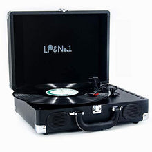 
                        
                          Muat gambar ke penampil Galeri, LP&amp;No.1 Portable Suitcase Turntable with Stereo Speaker,3 Speeds Belt-Drive Vinyl Record Player Black - JOY2ESpree
                        
                      