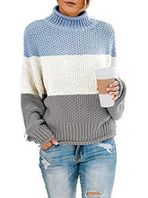 
                        
                          画像をギャラリービューアに読み込む, Saodimallsu Womens Turtleneck Oversized Sweaters Batwing Long Sleeve Pullover Loose Chunky Knit Jumper - JOY2ESpree
                        
                      