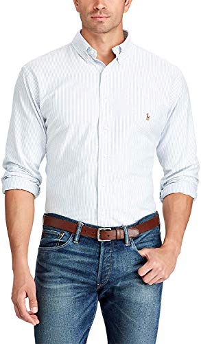 Polo Ralph Lauren Mens Classic Fit Oxford Longsleeve Buttondown Shirt