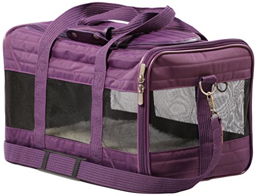 Sherpa Original Deluxe Airline Approved Pet Carrier, Medium, Black