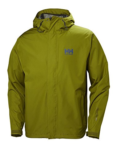 Helly Hansen Men's Seven J Waterproof, Windproof, and Breathable Rain Jacket with Hood
