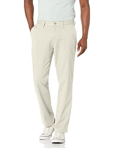 Nautica Men's Classic Fit Flat Front Stretch Solid Chino Deck Pant - JOY2ESpree