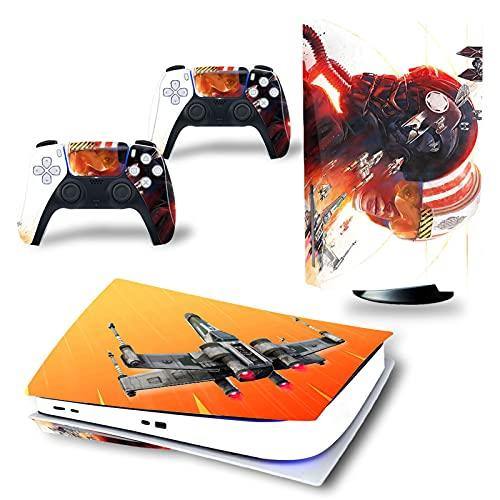 gotor Vinyl Sticker Pattern Decals Skin for PS5 Playstation 5 Console and 2 Controllers Skins (Playstation 5 Digital Edition, Type-E) - JOY2ESpree