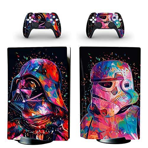gotor Vinyl Sticker Pattern Decals Skin for PS5 Playstation 5 Console and 2 Controllers Skins (Playstation 5, Type-M) - JOY2ESpree