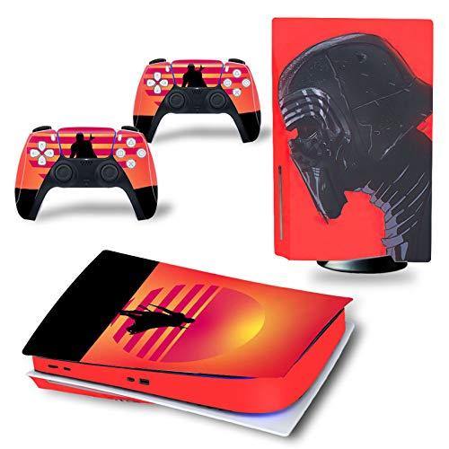 gotor Vinyl Sticker Pattern Decals Skin for PS5 Playstation 5 Console and 2 Controllers Skins (Playstation 5 Digital Edition, Type-E) - JOY2ESpree