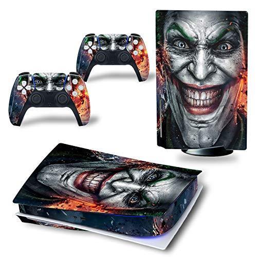 gotor Vinyl Sticker Pattern Decals Skin for PS5 Playstation 5 Console and 2 Controllers Skins (Playstation 5 Digital Edition, Type-E) - JOY2ESpree