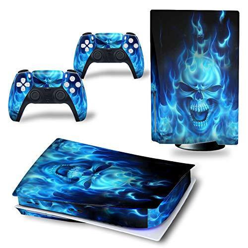 gotor Vinyl Sticker Pattern Decals Skin for PS5 Playstation 5 Console and 2 Controllers Skins (Playstation 5 Digital Edition, Type-E) - JOY2ESpree
