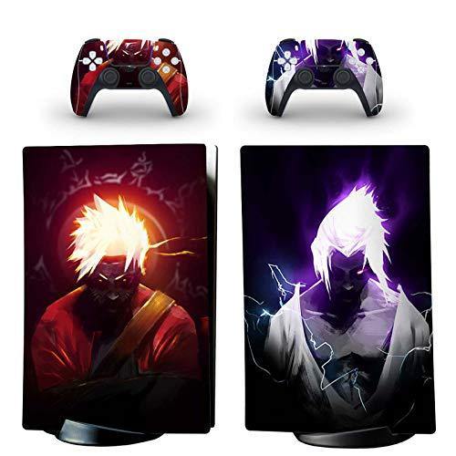 gotor Vinyl Sticker Pattern Decals Skin for PS5 Playstation 5 Console and 2 Controllers Skins (Playstation 5 Digital Edition, Type-E) - JOY2ESpree