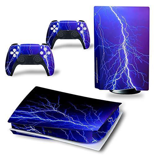gotor Vinyl Sticker Pattern Decals Skin for PS5 Playstation 5 Console and 2 Controllers Skins (Playstation 5 Digital Edition, Type-E) - JOY2ESpree