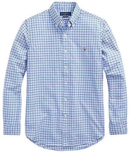 Ralph Lauren Mens Logo Button-Down Dress Shirt