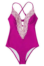 
                        
                          Muat gambar ke penampil Galeri, CUPSHE Fashion Women's Ladies Vintage Lace Bikini Sets Beach Swimwear Bathing Suit
                        
                      