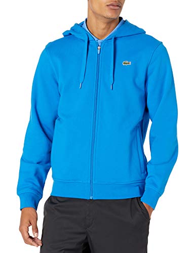 Lacoste Mens Sport Long Sleeve Fleece Full Zip Hoodie Sweatshirt