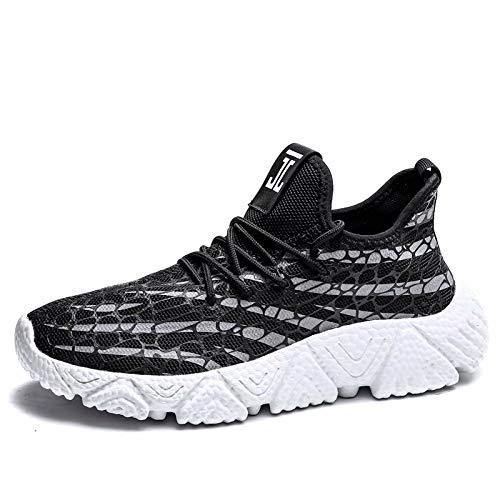 KEEZMZ Men's Running Shoes Fashion Breathable Sneakers Mesh Soft Sole Casual Athletic Lightweight