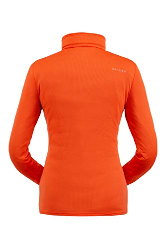 Spyder Women’s Tempting Zip T-Neck – Ladies Pullover Long Sleeve Active Shirt