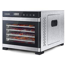 
                        
                          Muat gambar ke penampil Galeri, COSORI Premium Food Dehydrator Machine(50 Free Recipes), 6 Stainless Steel Trays with Digital Timer and Temperature Control - JOY2ESpree
                        
                      