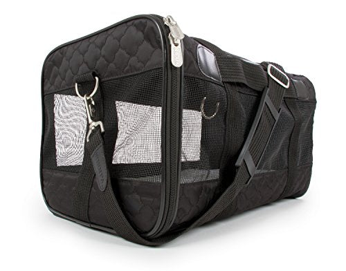 Sherpa Original Deluxe Airline Approved Pet Carrier, Medium, Black