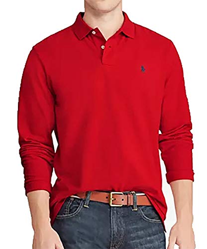 POLO RALPH LAUREN Men's Long Sleeve Mesh Polo Shirt