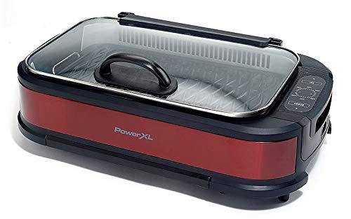 PowerXL Smokeless Grill with Tempered Glass Lid with Interchanable Griddle Plate - JOY2ESpree