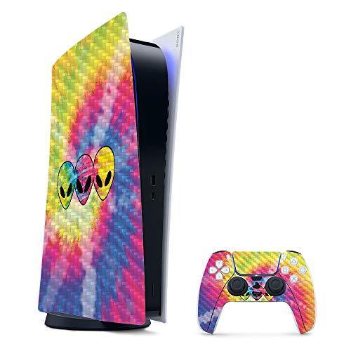 MightySkins Carbon Fiber Skin Compatible with PS5 / Playstation 5 Digital Edition Bundle - JOY2ESpree