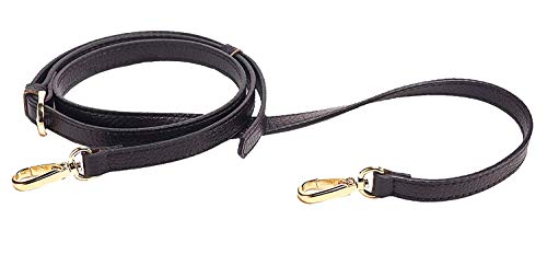 LIVE UP Full Grain Leather Adjustable Replacement Strap Cross Body Bag Purse, 43-51 Inch