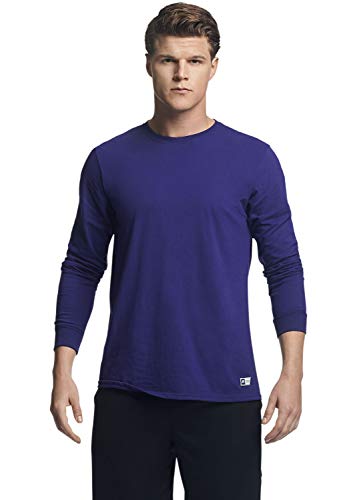 Russell Athletic Men's Cotton Performance Long Sleeve T-Shirts