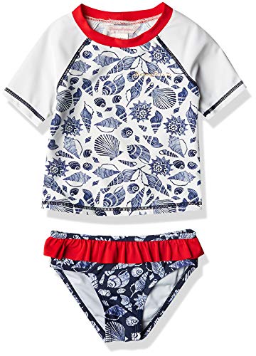 Tommy Bahama Girls' 2-Piece Rashguard and Swim Bottoms Set