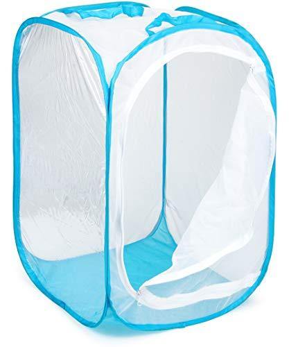 RESTCLOUD 36" Large Monarch Butterfly Habitat, Giant Collapsible Insect Mesh Cage Terrarium Pop-up 24 x 24 x 36 Inches - JOY2ESpree