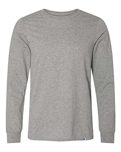 Russell Athletic Men's Cotton Performance Long Sleeve T-Shirts