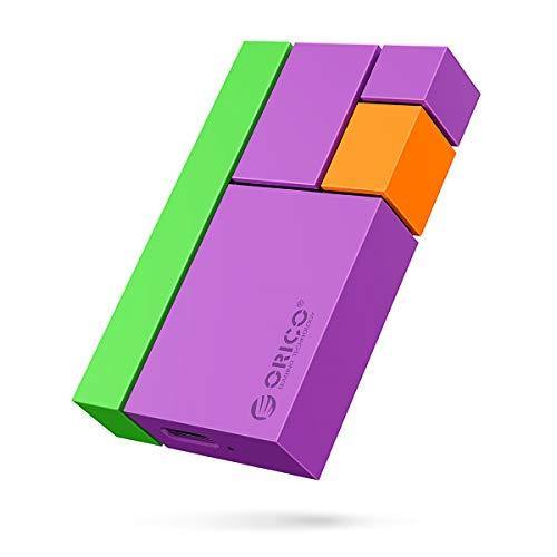 ORICO 250GB Ultra-Mini Portable SSD - Read/Write Up to 540MB/s - USB3.1 GEN2 External Solid State Drive for PC Laptop Mac and More-White-CN300 Chroma - JOY2ESpree
