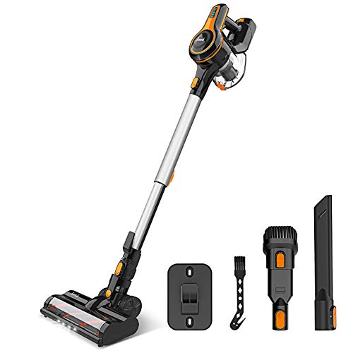 Cordless Vacuum Cleaner, 23Kpa Strong Suction Stick Vacuum with 45min Max Long Runtime Detachable Battery - JOY2ESpree