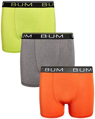 B.U.M. Equipment Boys Performance Dry-Fit Compression Boxer Briefs (3 Pack) - JOY2ESpree