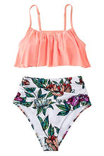 
                        
                          Muat gambar ke penampil Galeri, CUPSHE Women's High Waisted Falbala Bikini Set
                        
                      