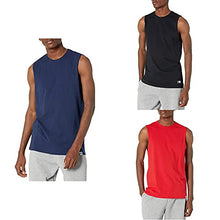 
                        
                          Load image into Gallery viewer, Russell Athletic Men's Cotton Performance Sleeveless Muscle T-Shirt
                        
                      