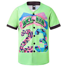 
                        
                          Muat gambar ke penampil Galeri, MOLPE 90s Hip Hop Clothing for Men and Women, Unisex Bel Air 23 Baseball Jersey, Mens Printed Urban Shirts for Party
                        
                      