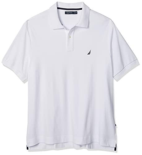 Nautica Men's Classic Fit Short Sleeve Solid Soft Cotton Polo Shirt - JOY2ESpree