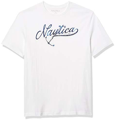 Nautica Men's Short Sleeve 100% Cotton Nautical Series Graphic Tee - JOY2ESpree