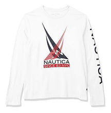 
                        
                          Muat gambar ke penampil Galeri, Nautica Men's Logo Graphic Long Sleeve T-Shirt - JOY2ESpree
                        
                      