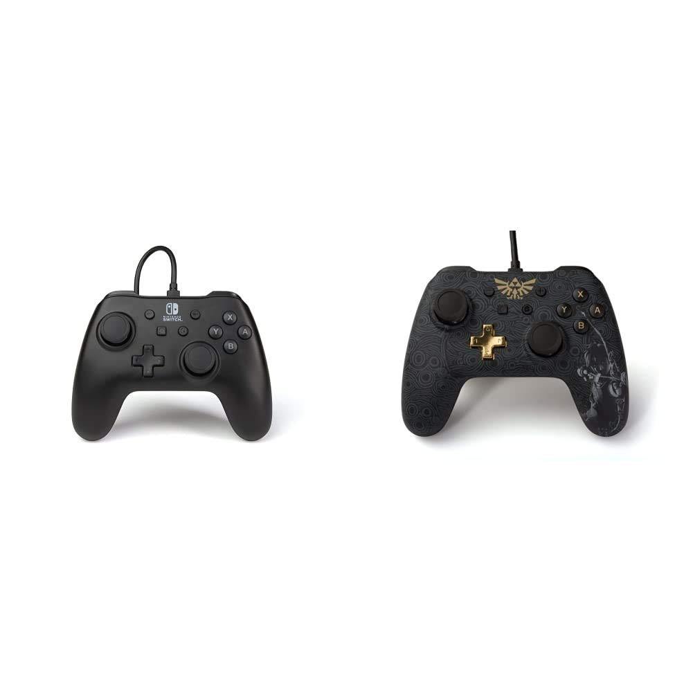 PowerA Enhanced Wired Controller for Nintendo Switch - Mario White, Gamepad, Wired Video Game Controller, Gaming Controller - Nintendo Switch - JOY2ESpree