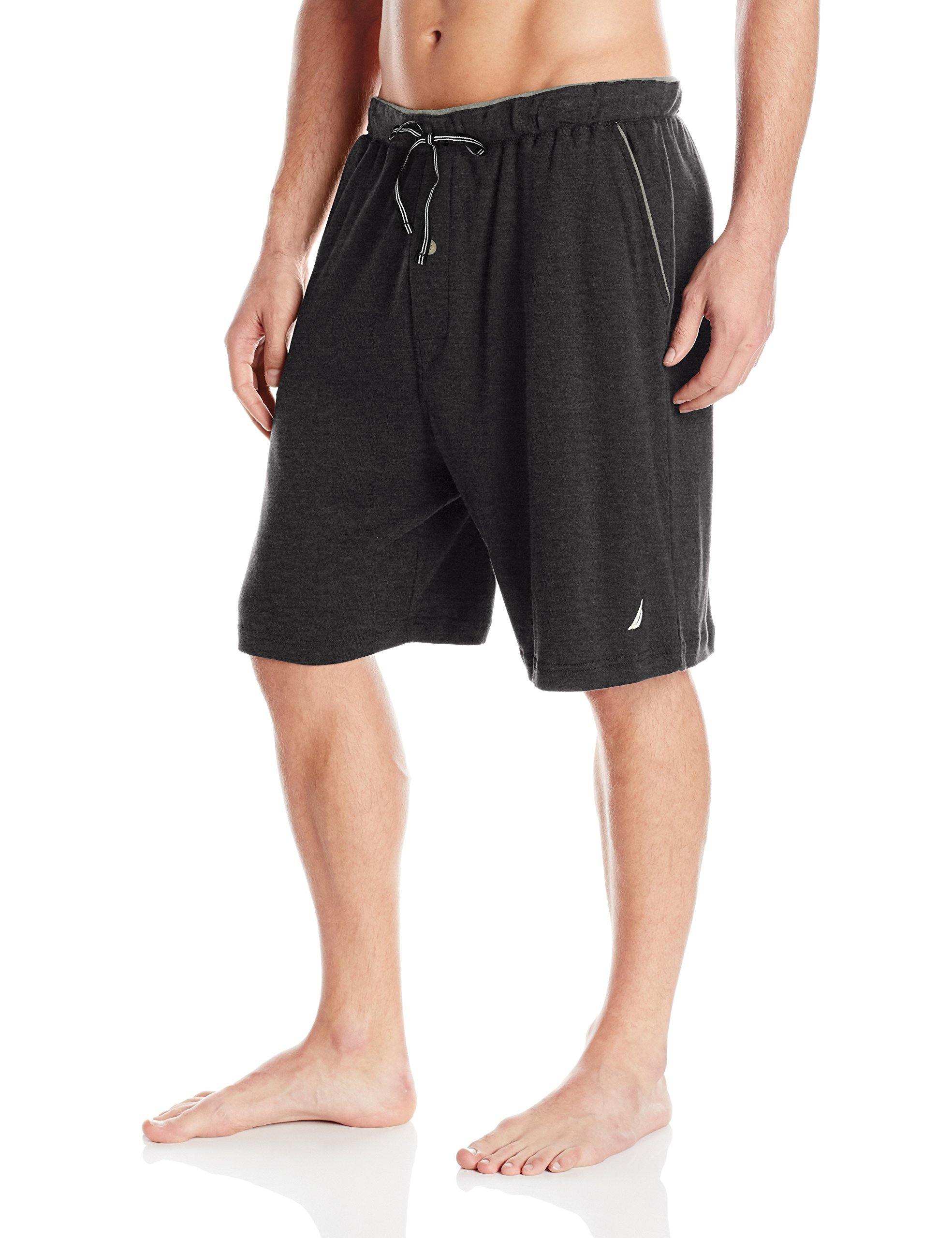 Nautica Men's Soft Knit Elastic Waistband Sleep Lounge Short - JOY2ESpree