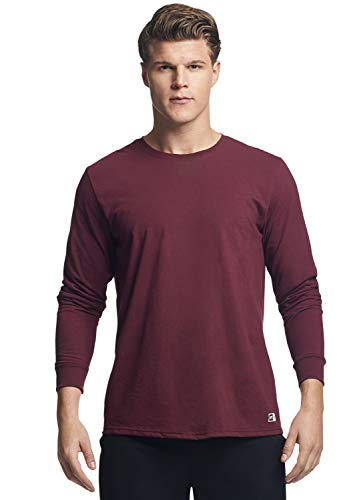 Russell Athletic Men's Cotton Performance Long Sleeve T-Shirts