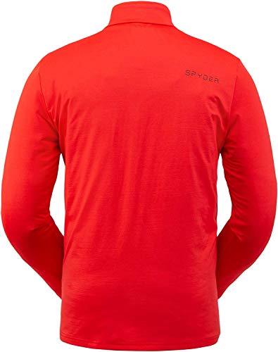 Spyder Men’s Prospect Zip T-Neck – Quarter-Zip Pullover Long Sleeve Active Shirt