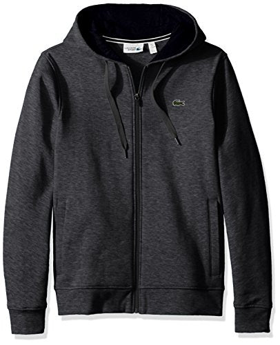 Lacoste Mens Sport Long Sleeve Fleece Full Zip Hoodie Sweatshirt