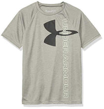 
                        
                          Load image into Gallery viewer, Under Armour Boys' Tech Split Logo Hybrid T-Shirt - JOY2ESpree
                        
                      