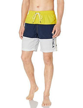 
                        
                          画像をギャラリービューアに読み込む, Nautica Men's Quick Dry Classic Logo Tri-Block Series Swim Trunk - JOY2ESpree
                        
                      