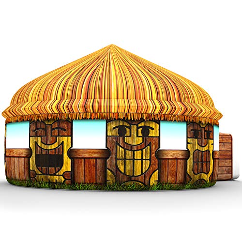 The Original AirFort Build A Fort in 30 Seconds, Inflatable Fort for Kids (Ocean Camo)