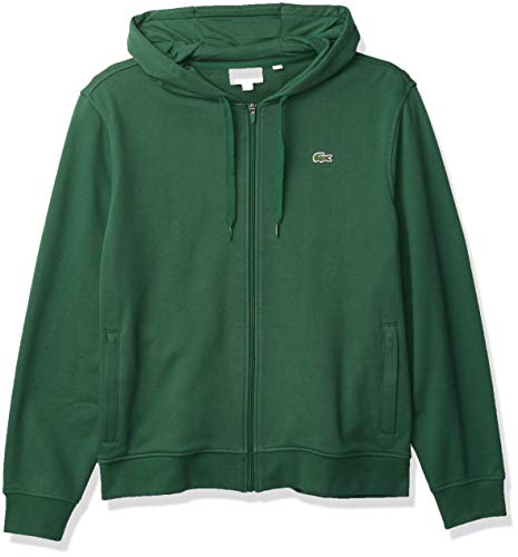 Lacoste Mens Sport Long Sleeve Fleece Full Zip Hoodie Sweatshirt